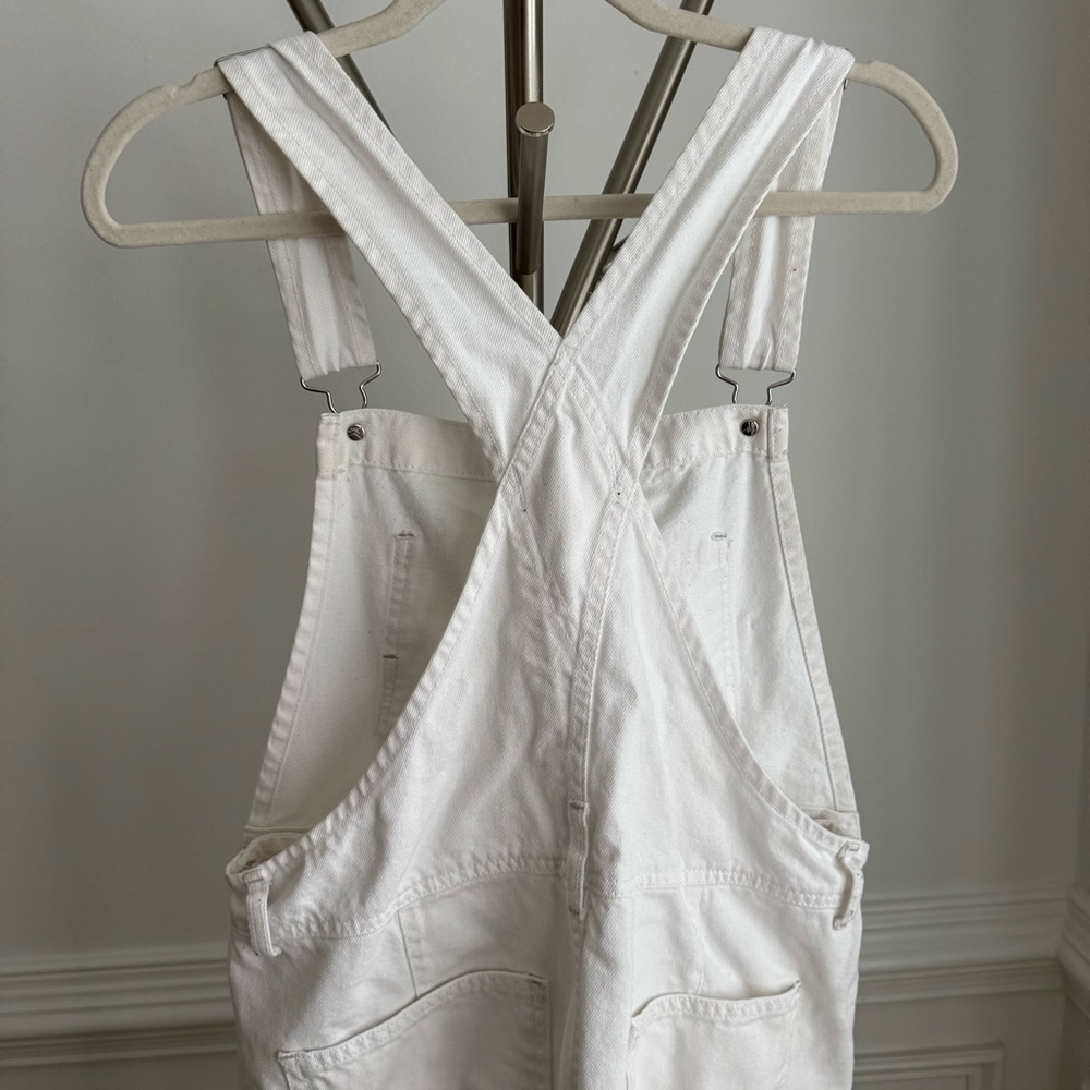 We The Free White Women’s Denim Overalls - Picture 7 of 9
